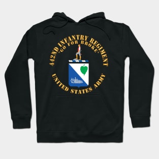 442nd Infantry Regiment - COA - Go for Broke X 300 Hoodie